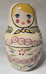 Muñeca anidadora tazas medidoras tentaciones por Tara Old World cerámica temp-tations - Imagen 1 de 15