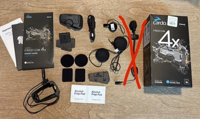 Cardo Freecom 4x Single Headset Bluetooth with JBL speakers -NO BOOM MIC - Image 1 of 2