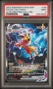 Pokemon Karte Voltali VMAX SWSH184 PSA 9 Promo Degen Und Schild DE - Bild 1 von 2