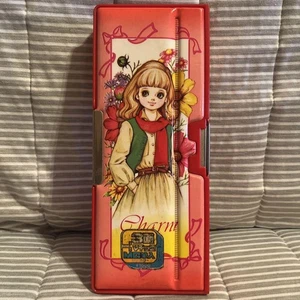 YUKIKO TANI Vintage Pencil Case NEW A - Picture 1 of 5