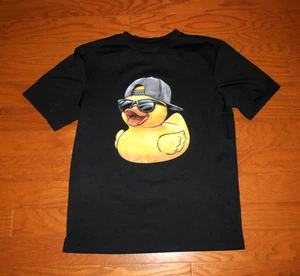 S- MEN, M/L- LADIES ❤️ ROBBER DUCK ❤️ SHORT Sleeve T-SHIRT TOP TEE BLACK CASUAL - Picture 1 of 3