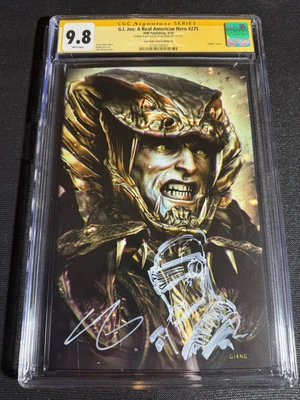 G.I. JOE 275 CGC SS 9.8 JOHN GIANG FIRMADO Y BOCETO SERPIENTE VARIANTE VIRGEN RARO Foto 1 de 4