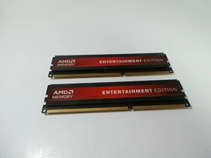 AMD Entertainment Edition 4GB (2x2GB) RAM PC3-10600 DDR3-1333 SDRAM AE32G1339U1 - Picture 1 of 2