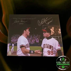 *CHARLIE SHEEN "VAUGHN" SIGNED AUTOGRAPHED INSCRIBED + CORBIN BERNSEN INSCRIBED - Picture 1 of 2