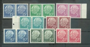 Federal Heuss Lumogen Pares 176y7260y Pares MNH Perfecto Estado (y70819 - Imagen 1 de 1