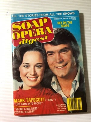 b SOAP OPERA Digest August 1979 The YOUNG & the RESTLESS Leslie & Lance - Image 1 of 2
