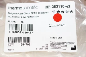 35er Pack Kiste 1 L PETG Clean Nalgene Biotainer Flasche 383110-42 NEU. - Bild 1 von 3