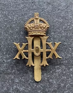 Genuine 20th Hussars Cap Badge - Picture 1 of 2