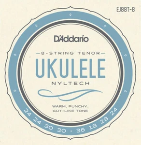 D'Addario EJ88T-8 Nyltech Ukulele Strings, 8-String Tenor - Picture 1 of 1