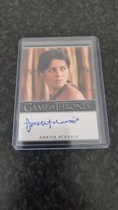 Rittenhouse Game Of Thrones Auto Amrita Acharia Irri Season 1