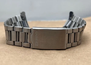 Genuine 22mm End Links Seiko Stainless Steel Vintage Men's Watch Bracelet - Picture 1 of 10