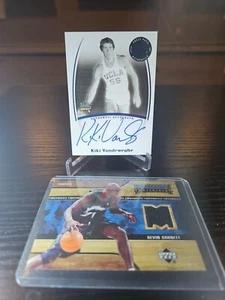 2007 Press Pass Autu Kiki Vandeweghe Plus 2006 Ud Kevin Garnett Jersey Cd DEAL!! - Picture 1 of 3