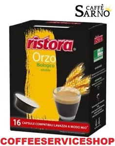 128 CAPSULE ORZO BIOLOGICO SOLUBILE COMPATIBILI A MODO MIO - Foto 1 di 3