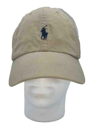 Ralph Lauren Polo Gorra Unisex AjustableCorrea Beige Polo Poni Negro Logo Foto 1 de 4