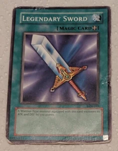 Yugioh Legendary Sword Original mid 00s 1st edition LOB-040 - Picture 1 of 1