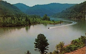 Cartolina Kentucky Buckhorn Lake State Park anni 60-70 contea di Perry - Foto 1 di 1