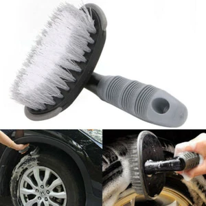 Car Wheel Cleaning Tire Brush Rim Scrub Washing Vehicle Detailing Cleaner Tool - Picture 1 of 8