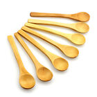 6X Small Bamboo Wooden Spoons Dessert Ice Cream Honey Kids Baby Spoon Gift W~ja