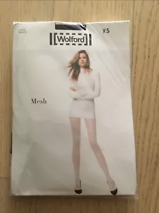 Wolford Mesh Net Tights Color: Black Size: Extra Small 19198 - 06 NEW - Picture 1 of 2