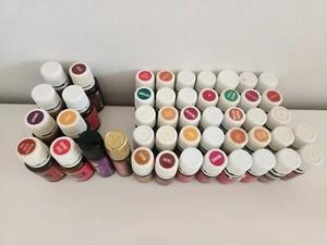 Young Living Essential Oils Lot of 47 Used Amber Glass Bottles 15 ML 10 ML 5ML - Picture 1 of 8