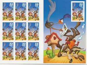 2000 33 cent Roadrunner full Sheet of 10, Scott #3391, Mint NH - Picture 1 of 1