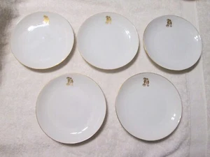 Antique Rosenthal Bavaria Bread & Butter Plates Set Of 5 Circa 1920's 30's - Picture 1 of 7