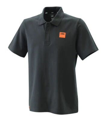 KTM PURE RACING POLO BLACK - Image 1 of 2