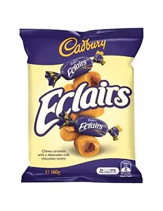 Cadbury Chocolate Eclairs 160gm x 12 - Foto 1 di 2