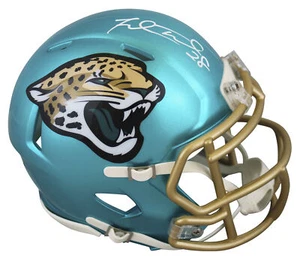 Jaguars Fred Taylor Authentic Signed Flash Speed Mini Helmet BAS Witnessed - Picture 1 of 2