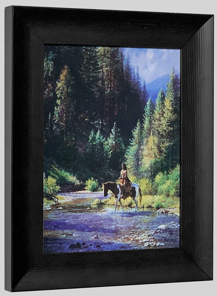 Lienzo enmarcado Martin Grelle Shallow Crossing firmado y numerado edición limitada Foto 1 de 1