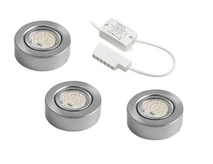 Kit de luces LED debajo de la unidad armario, cocina armario iluminación superficie empotrado - Imagen 1 de 4