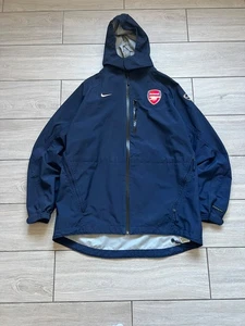Arsenal Vintage Track Jacket 00's Storm Fit Gore Tex Winter - Picture 1 of 24