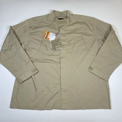 5.11 Tactical Stryke TDU Shirt Mens 5XLT Tall Tan Long Sleeve Full Zip NEW - Image 1 of 4