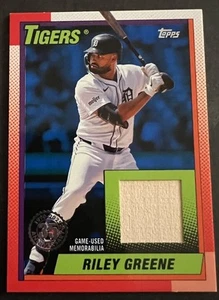 Reliquia de béisbol Topps Serie 1 2025 - 1990 Riley Greene SP 114/150 - Imagen 1 de 2