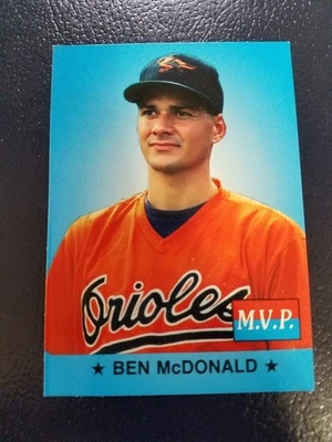 Ben Mcdonald Orioles 1990 BIG LEAGUE ALL STARS MVP #9 RARE EX - Image 1 of 4