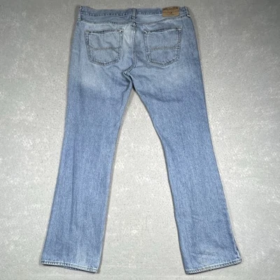 Hollister Classic Straight Leg Button Fly Jeans Light Wash Men’s Size 36x32 - Image 1 of 4