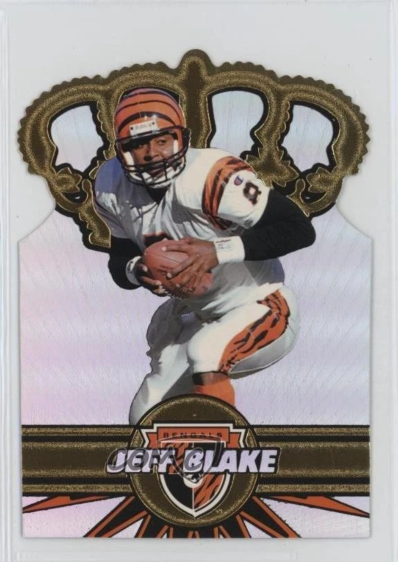 1997 Pacific Crown Collection Gold Crown Die-Cuts Jeff Blake #6 - Image 1 of 2