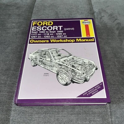 Ford Escort Haynes Owners Workshop Manual 1980 to 1987 Petrol  - Image 1 of 3