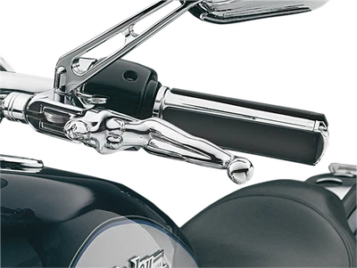 Juego de palancas de manillar Kuryakyn 1049 cromadas Silhouette para Harley Davidson 1996-17 Foto 1 de 2