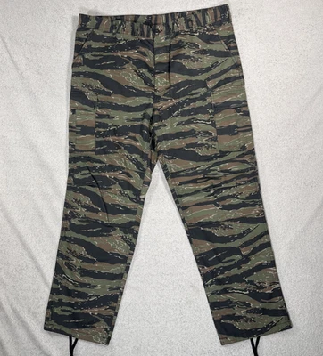 Pantalones de camuflaje a rayas de tigre para hombre talla XL-Reg militar BDU cargo Rothco B.D.U Foto 1 de 4