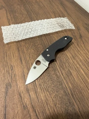 Junta deslizante nativa Spyderco Lil' negra G10 - CPM S30V - C230NLGP SEGUNDA DE FÁBRICA Foto 1 de 4