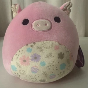 Squishmallows Peter the Pig Pink Floral NWT - Picture 1 of 10