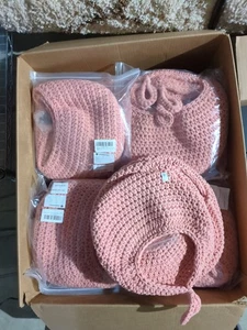 Lote de 18 bolsas colgantes de pared rosa - Imagen 1 de 2