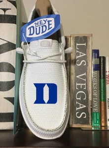 Duke University NCAA Loafer Mens 12 Hey Dudes Wally Sport Mesh Casual Shoes - Imagen 1 de 7