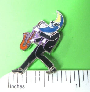 MAC TONIGHT with sunglasses playing SAX - hat pin , lapel pin GIFT BOXED - Picture 1 of 5