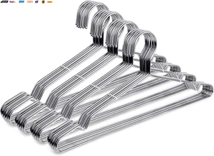 Wire Coat Hangers 40 Pack Strong Heavy Duty Stainless Steel Metal Ultra Thin Spa - Picture 1 of 9