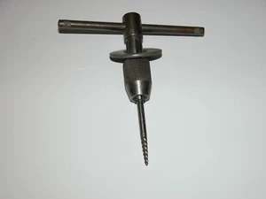 Antique hand press hand turn drill auger tool Collector Vintage - Picture 1 of 5