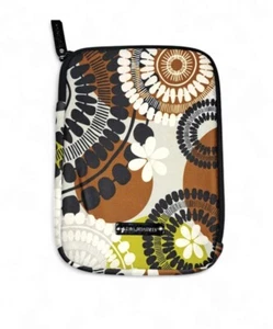 Vera Bradley Cocoa Moss Neoprene Padded 8 Inch Tablet Sleeve Retired Green Brown - Zdjęcie 1 z 9
