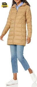 Women'S Regular-Fit Lightweight Water-Resistant Packable Hooded Puffer Coat (Ava - Picture 1 of 8