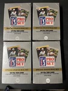 GOLF 16 Sets Golf 1990 PGA Pro Set 4 Boxes Of 4 Each Box Factory Wrapped. ๐ - Picture 1 of 3